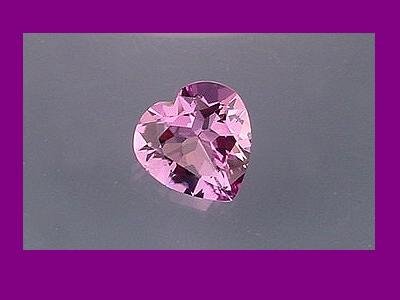 Heart Cut Nearly White Amethyst 8x8mm Loose Gemstone