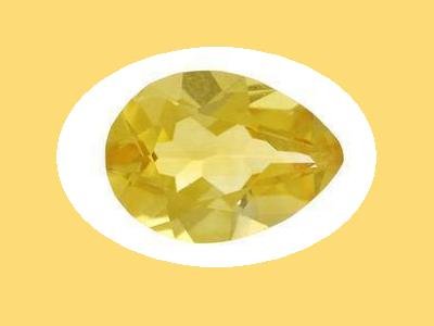Citrine 14 x9 mm 5 carat Pear Cut Loose Gemstone