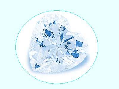 Swiss Blue Topaz 3ct 9x9mm heart Cut Loose Gemstone