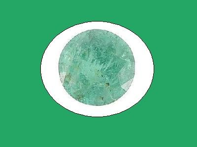 Emerald 9mm Round Cut Loose Gemstone
