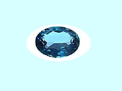 Swiss Blue Topaz 10x8mm Oval Cut Loose Gemstone
