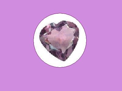 Amethyst 4ct. 13x13 mm Heart Cut Loose Gemstone