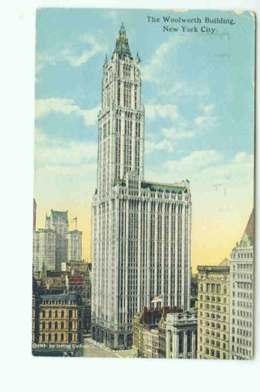 73604 Woolworth Building NY New York City Postcard
