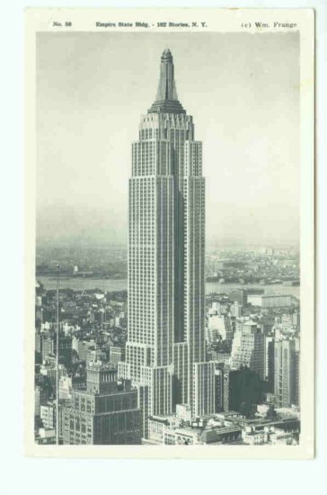 73608 NY New York City Empire State Building Postcard