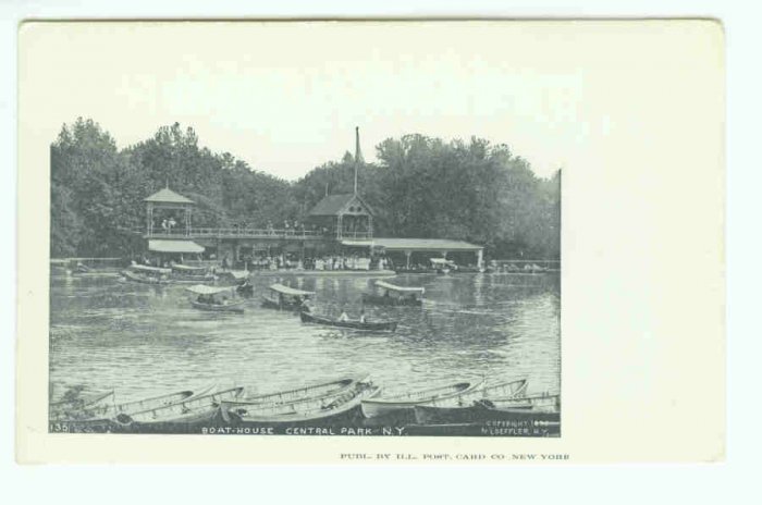 73618 NY New York City Boat House Central Park Postcard
