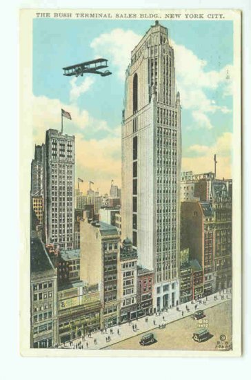 73637 NY New York City Vintage Postcard The Bush Terminal Building