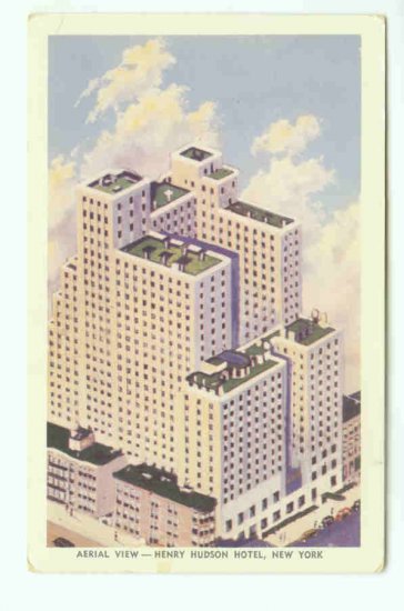 73646 NY New York City Vintage Postcard Henry Hudson Hotel