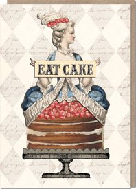 Eat Cake Birthday Greeting Card by Paper Relics