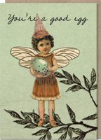 You're a Good Egg Whimsical Greeting Card by PaperRelics