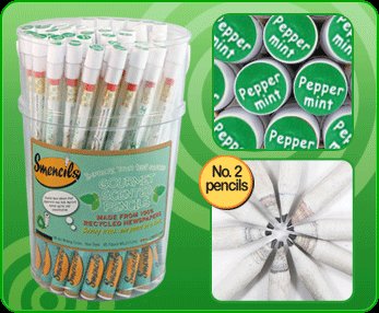 PEPPERMINT SMENCILS-- IMPROVE YOUR TEST SCORES