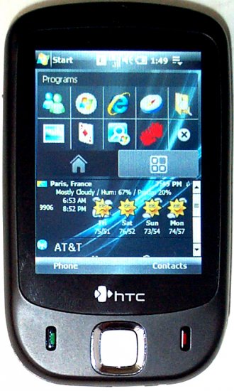 New Unlocked HTC Touch GSM EDGE WiFi GPS PC Smart Phone