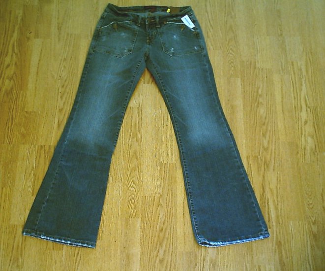 AEROPOSTALE LOW RISE STRETCH FLARE JEANS-11/12-35 x 32