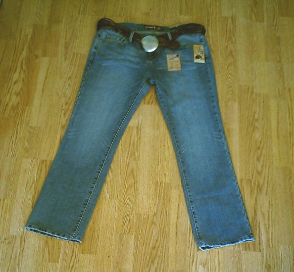 HINT LOW RISE WHISKER STRETCH JEANS-SIZE 15-36 X 32-NWT
