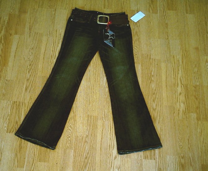 VANILLA STAR LOW RISE FLARE STRETCH JEANS-5-29 X 33-NWT
