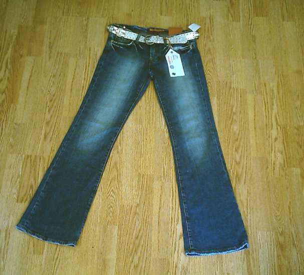 VIGOSS LOW RISE STRETCH FLARE JEANS-SIZE 7-31 x 33-NWT
