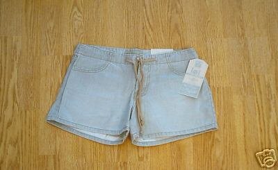 LEI JEANS FADED LOOK DRAWSTRING SHORTS-1-29 X 3 1/4-NWT