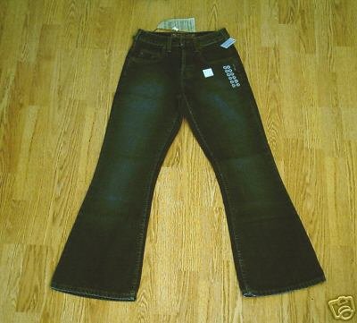 SILVER FADED LEG FLARE JEANS-SIZE 25 x 29.5 -0-1-NWT
