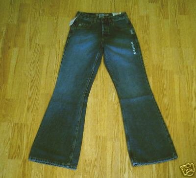 SILVER HIPSTER FLARE JEANS-SIZE 25 x 31.5 -0-1-NWT