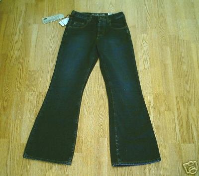 SILVER HIPSTER FLARE JEANS-SIZE 26 X 31 1/2-TAG 25-NWT