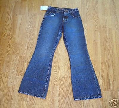 SILVER FADED LEG FLARE JEANS-26 X 32-TAG 24-NWT