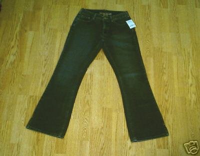 SILVER LOWER RISE BOOTCUT FADED LEG JEANS-27 X 31-NWT