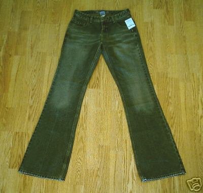 SILVER LOW RISE WHISKER JEANS-SIZE 28 X 36-TAG 27-NWT