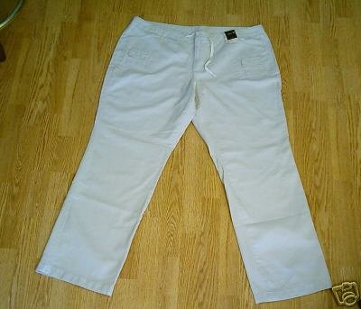 VENEZIA WOMENS KHAKI BOOTCUT PANTS-18-43 X 34 1/2-NWT