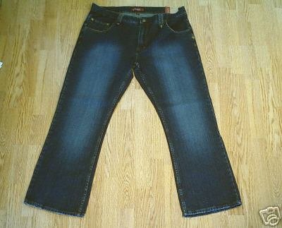 PLUGG MENS FADED LEG DISTRESSED JEANS-38 X 32-NWT