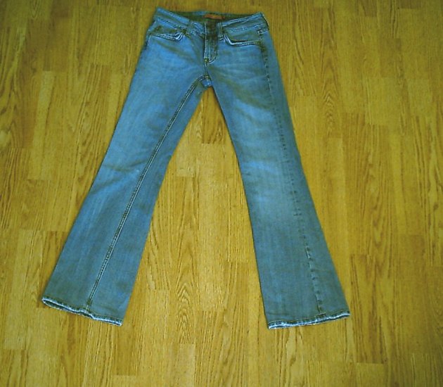 VIGOSS LOW RISE DISTRESSED STRETCH JEANS-SIZE 0-26 X 31
