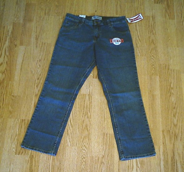 LEVIS MID RISE STRAIGHT STRETCH JEANS-4 SHORT-30 30-NWT