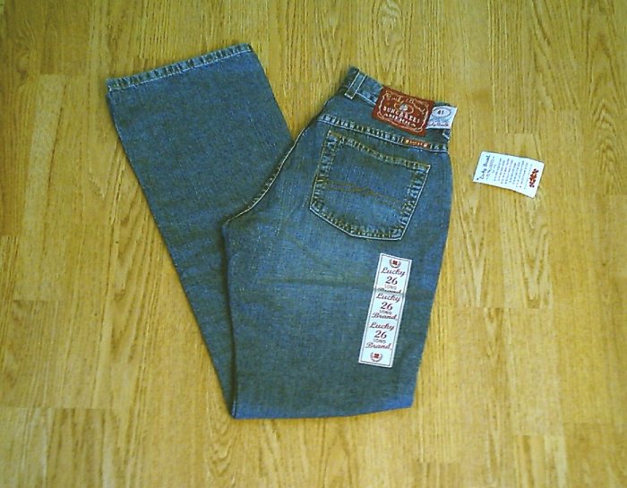 LUCKY LOW RISE EASY FIT FLARE JEANS-2 LONG-27 X 33-NWT