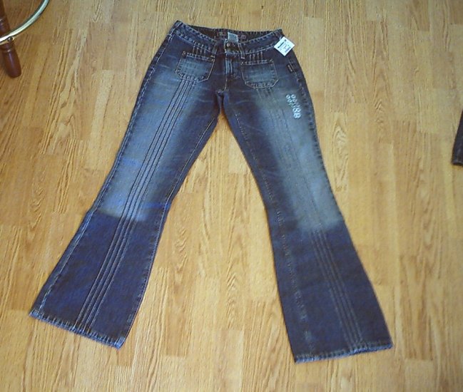 SILVER LOW RISE NEAT STYLE JEANS-SIZE 27 X 34-NWT NEW