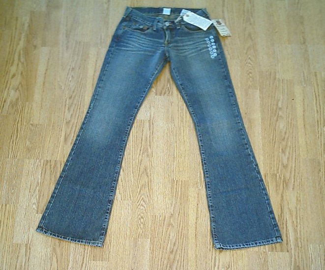 LUCKY LOW RISE WHISKER CUSTOM JEANS-SIZE 0-28 X 33-NWT