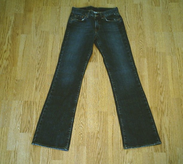 LUCKY FLARED PLAIN JANE JEANS-SIZE 0-27 X 33-NWT NEW