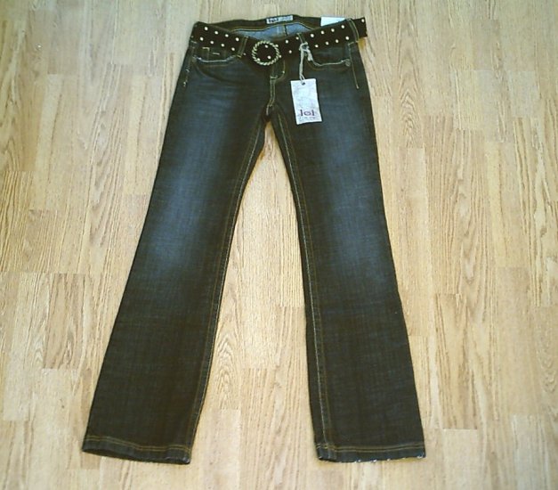 LEI ULTRA LOW RISE ASHLEY STRETCH JEANS-3-30 X 33-NWT