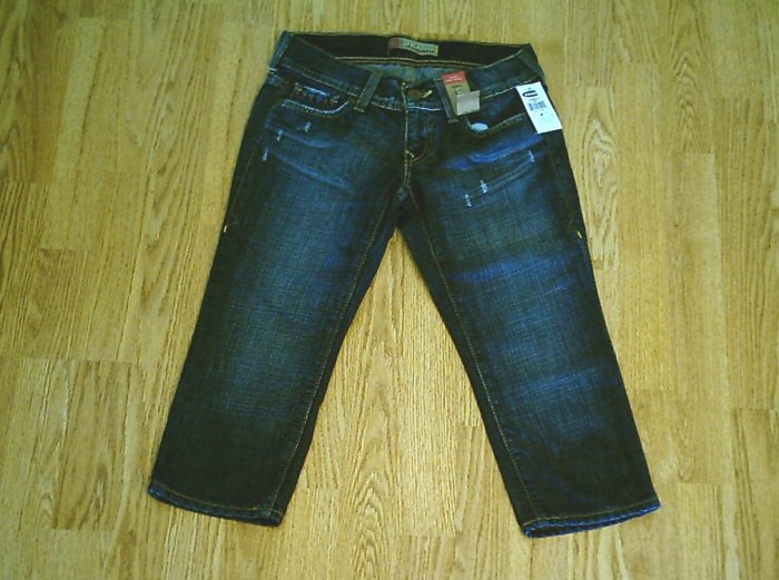 OLD NAVY JEANS UTLRA LOW WAIST CAPRI PANTS-0-28 /19-NWT