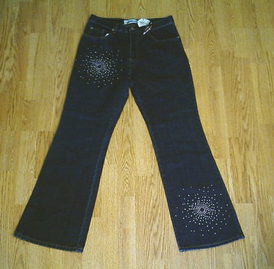 EXPRESS BLEAUS FLARE JEANS-SIZE 9/10-31 X 32 1/2-NWT