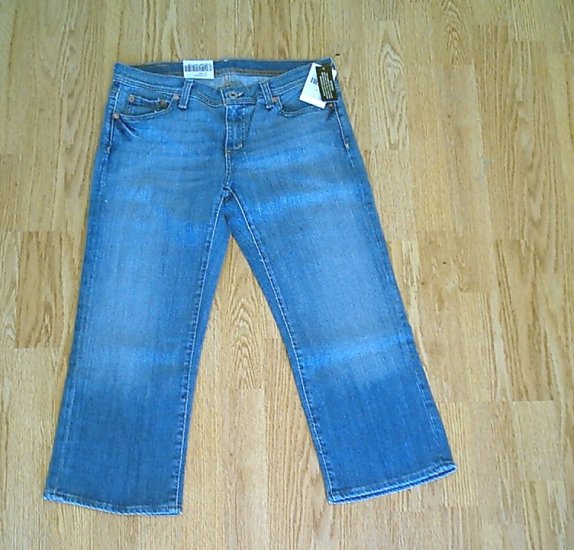 RALPH LAUREN STRETCH CROPPED JEANS-SIZE 6-32 X 23.5-NWT