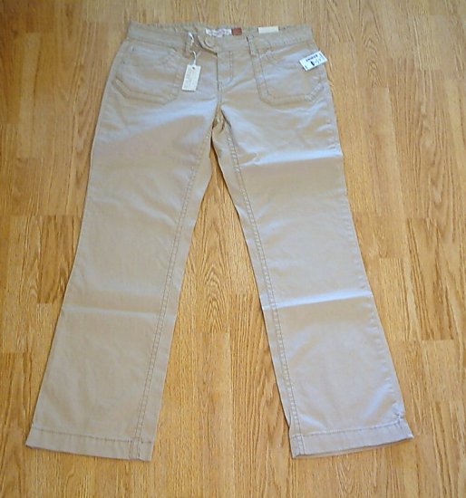 AEROPOSTALE JEANS BOOTCUT KHAKI PANTS-11/12-35 X 33-NWT