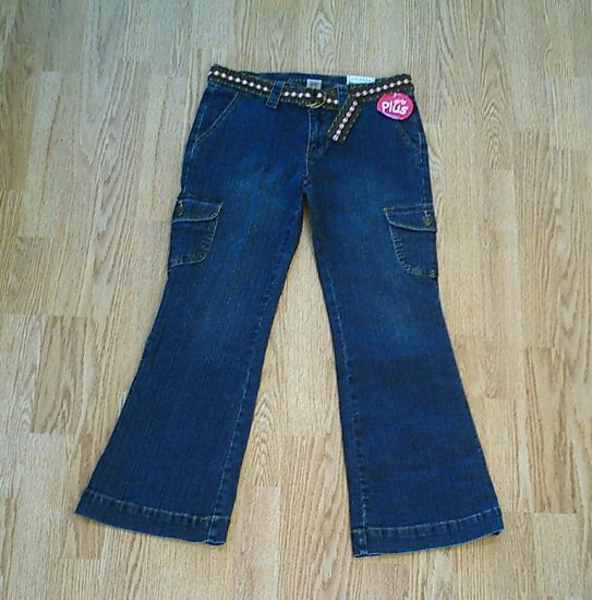 ARIZONA GIRLS CARGO STRETCH JEANS-SIZE 12 1/2 PLUS-NWT