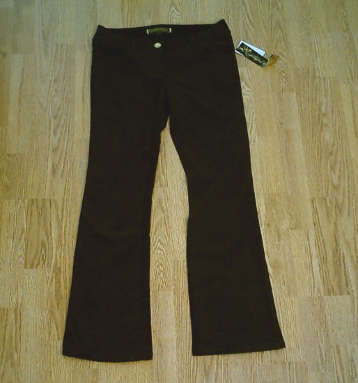 SOUTHPOLE JEANS BLACK CORDUROY PANTS-SIZE 7-32/33.5-NWT