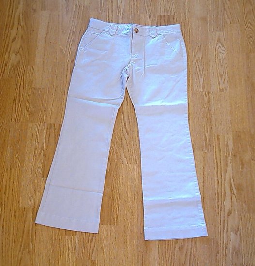 OLD NAVY JEANS GIRLS KHAKI BOOTCUT PANTS-10 PLUS-NWT