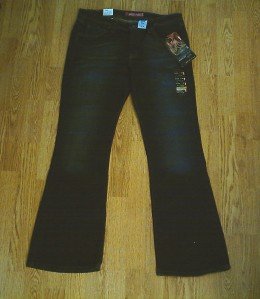 LEVIS 518 SUPERLOW BOOTCUT JEANS-SIZE 11-34 X 32-NWT