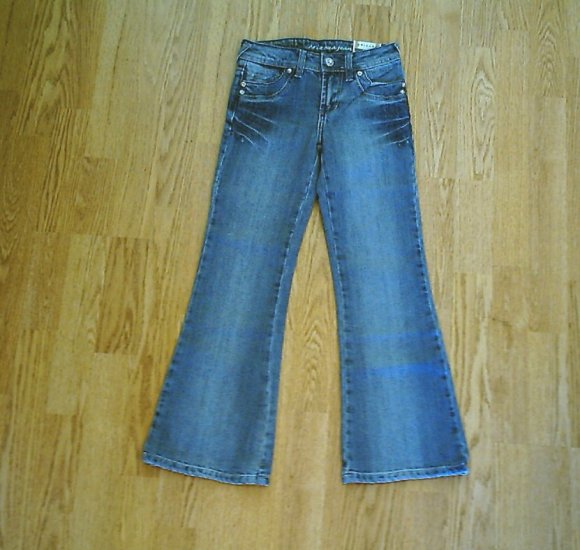 ARIZONA GIRLS FLARE STRETCH JEANS-8 SLIM-22 X 25-NWT