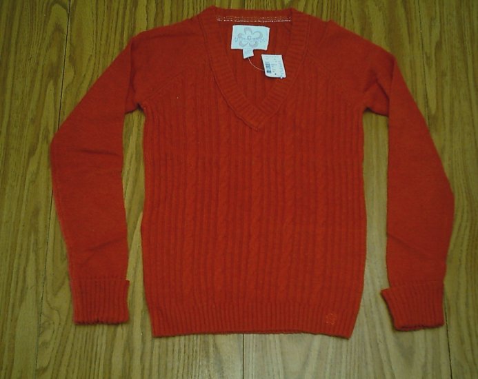 LIMITED TOO JEANS GIRLS RED SWEATER-SIZE 12-NWT