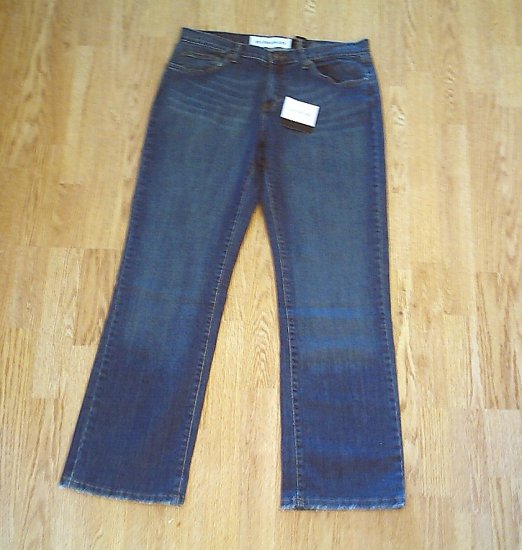 CALVIN KLEIN STRETCH LOW BOOTCUT JEANS-12-33 X 32-NWT
