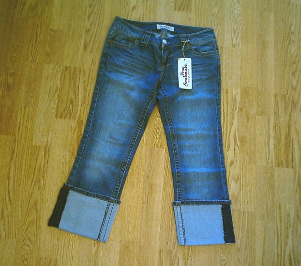 PARIS BLUES TRUE SOULMATE JEAN CAPRIS-7-31 X 25-NWT