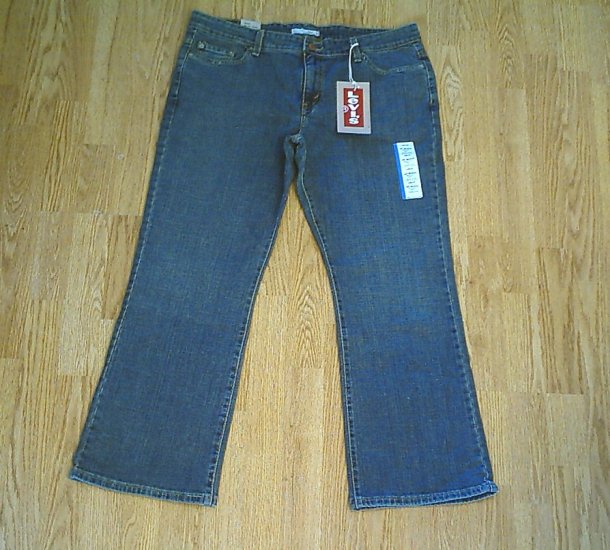LEVIS 515 BOOTCUT STRETCH JEANS-16 PETITE-37 X 29-NWT