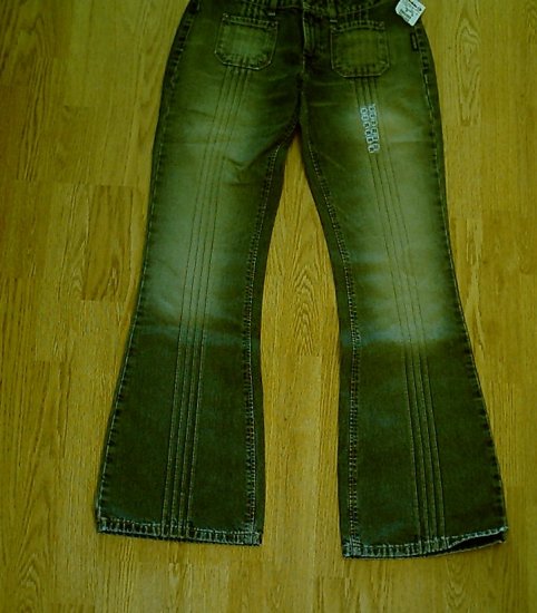 SILVER LOW RISE FLARE JEANS-SIZE 30 X 33 1/2-TAG 28-NWT