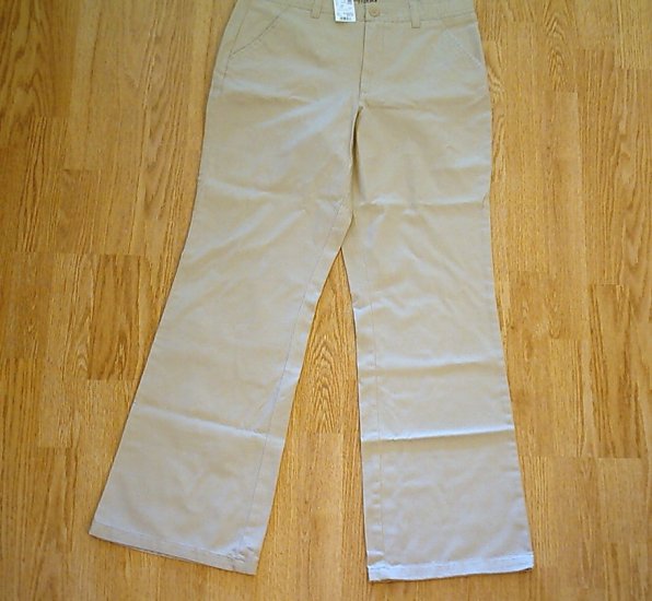 LIMITED TOO JEANS UNIFORM KHAKI PANTS-14 1/2 GIRLS-NWT